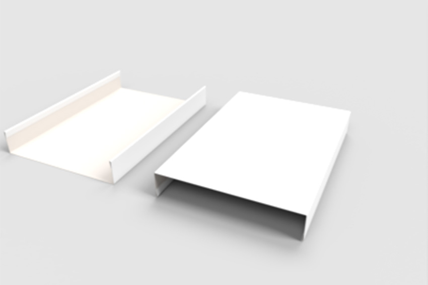 U-Profil – 40x200x40mm – 3mtr/lng – lackierter Stahl 