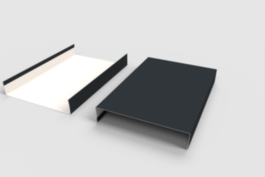 U-Profil – 40x200x40mm – 3mtr/lng – lackierter Stahl 