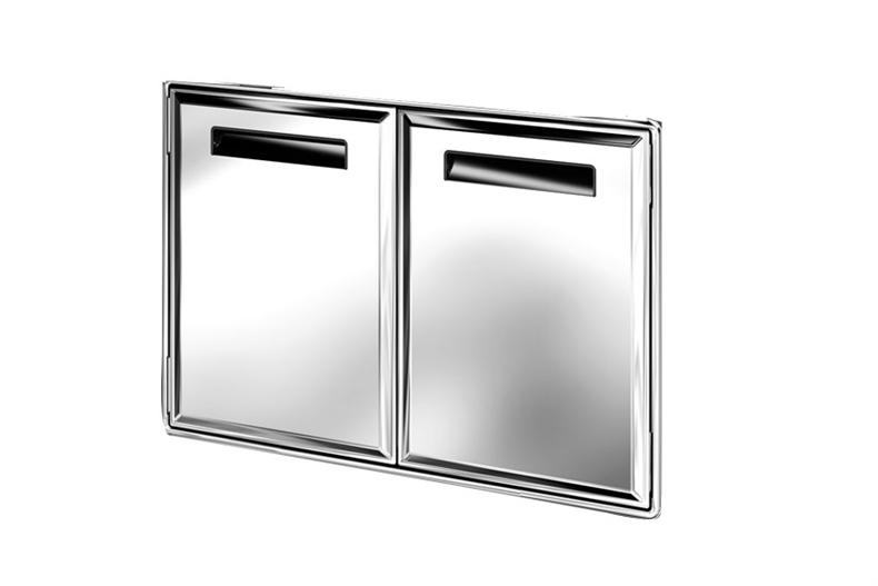 Al17 portillon double en inox serie a1 - 905x629mm 