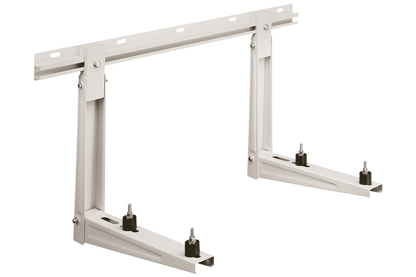 MS207 support mural laque + traverse - 465x375x800mm - 70+70kg 