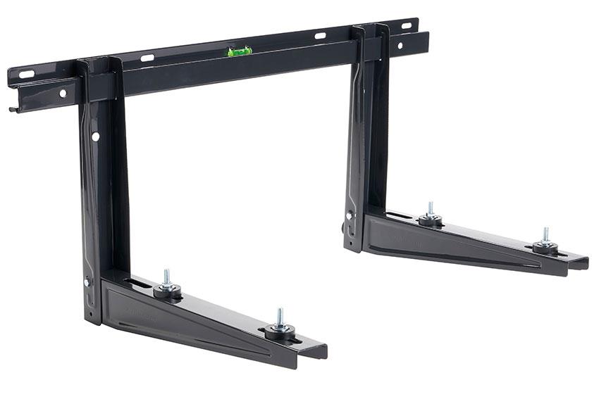 Ms257 support mural laque + traverse - 550x375x800mm - 70+70kg 