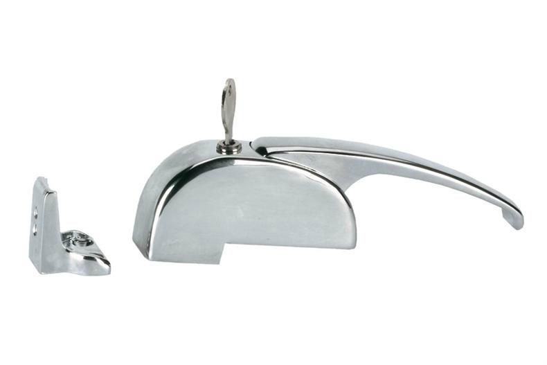 6180 serrure à crochet avec cylindre incl. nez réglable 19-32mm 