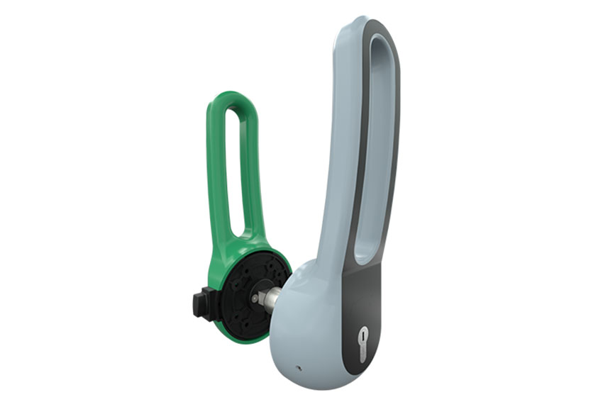 7501 serrure à levier complète, incl. ouvre-intérieur - 80mm 