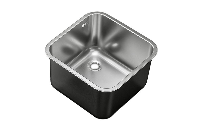 Vdi404030MFS cuve à poser 400x400x300mm - gauche avec trop-plein 