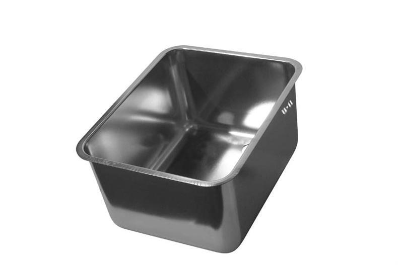 Ve5030-2d welded sink 500x600x300mm - right with overflow 