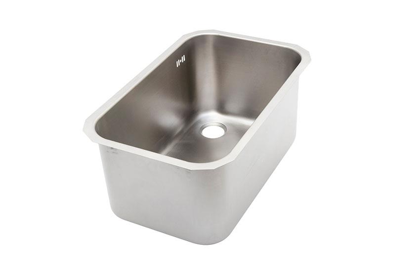 Ve3425-1s welded sink 400x340x250mm - left with overflow 