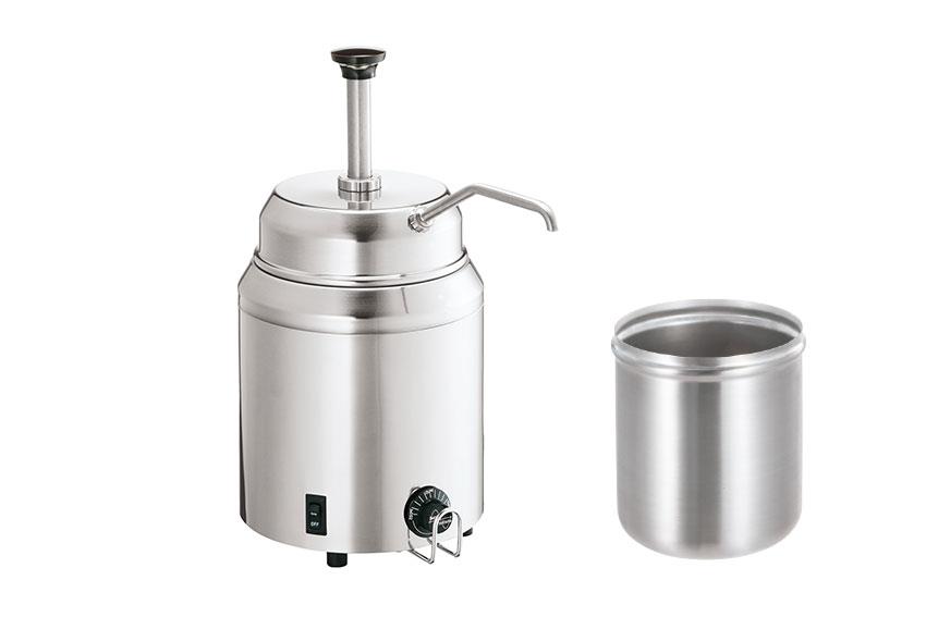 Round topping warmer - ce - fudge type lfsp 