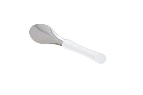 SP2501 - SPATULE INOX - POIGNEE BLANCHE