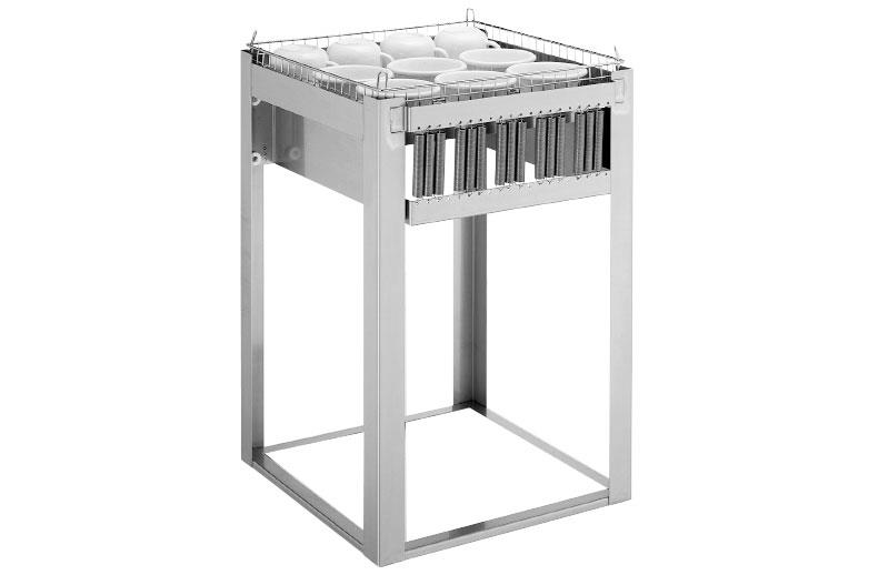 For-c/b élév. avec flange - non-chauffé - pour paniers 500x500mm 