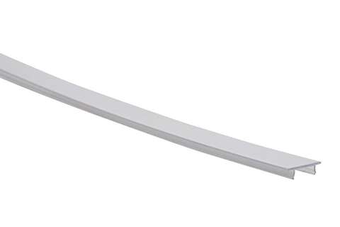 PVC CLIPSPROFIEL VOOR STELLIJST TRANSPARANT VOOR LED - LENGTE = 3 M