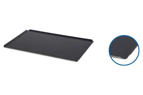 BAKPLAAT ALUMINIUM 40/60 TEFLON 4 OPEN HOEKEN 45° 1,5 MM