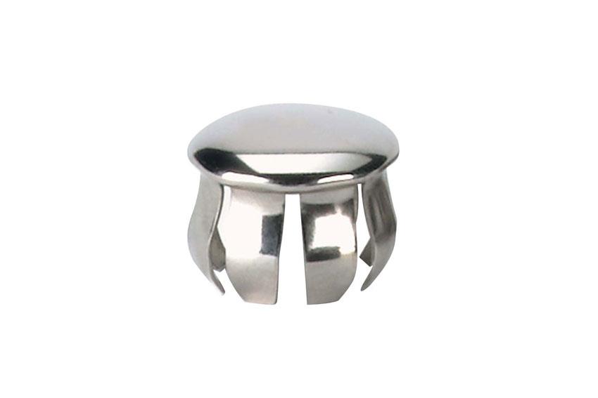 End cap nickel plated for ø25mm 