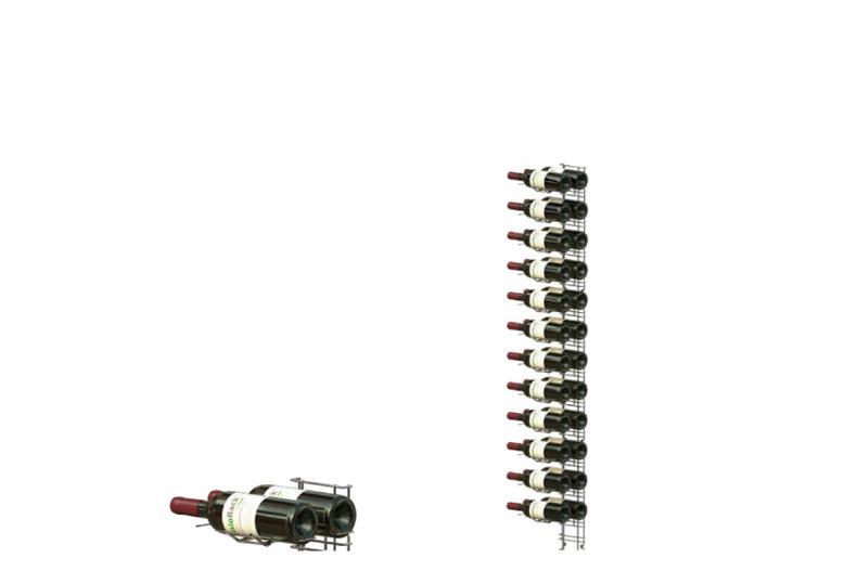 Casier à vin visioplan - 12 niveaux - 24 bouteilles 