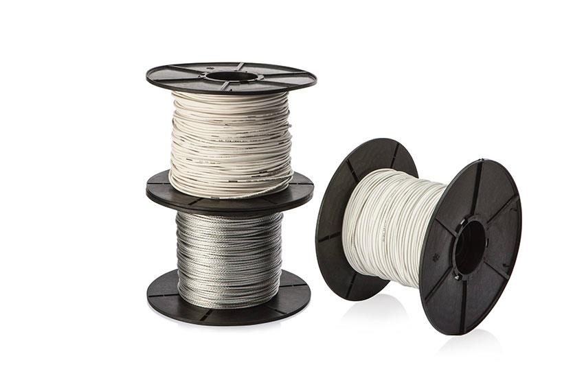 Weerstand silicone 30w/m - vaste wattage - metalen omvlechting 