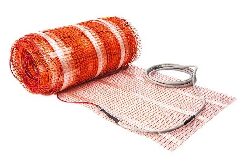 Tapis de resistnce + gaine isolante dble - pour largeur porte 3500mm,1650w, 11x0.5m 