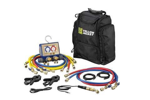 Digital manifold titan with control - valve (1/4'+1/4' & 1/4'+5/16')