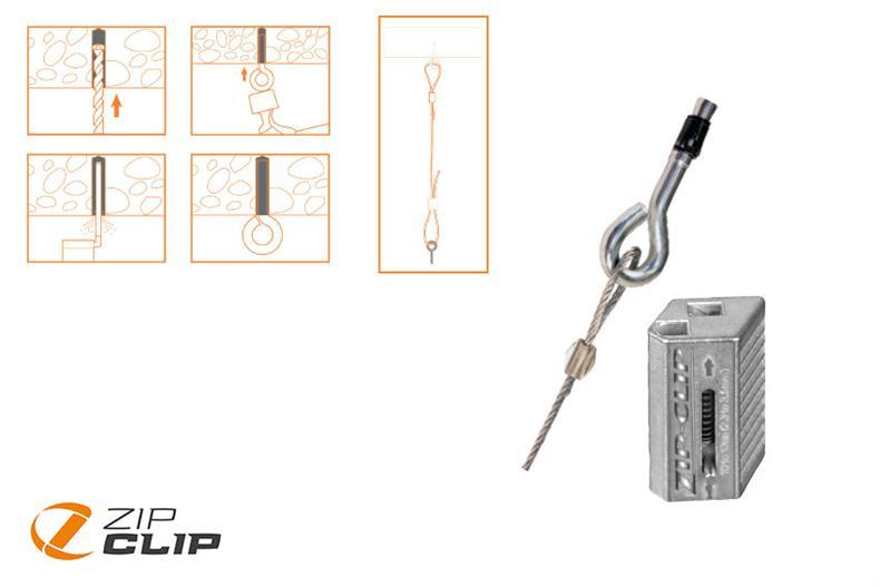 Con-lock Betonseilaufhangung - 10mtr - Belastung 90kg - 5pce/pck 