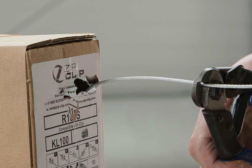 Zip-clip cable pour zip-1000 - 200mtr/rol - charge 50kg 