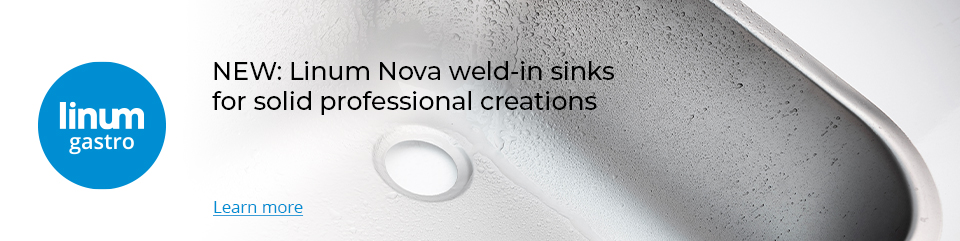 Linum Nova Collection sinks & bain-marie